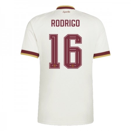 Maglia Spagna Rodrigo 16 Trasferta Divisa Mondiali 2026