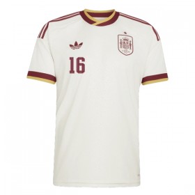 Maglia Spagna Rodrigo 16 Trasferta Divisa Mondiali 2026