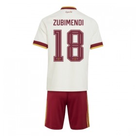 Maglia Spagna Zubimendi 18 Bambino Trasferta Divisa Mondiali 2026
