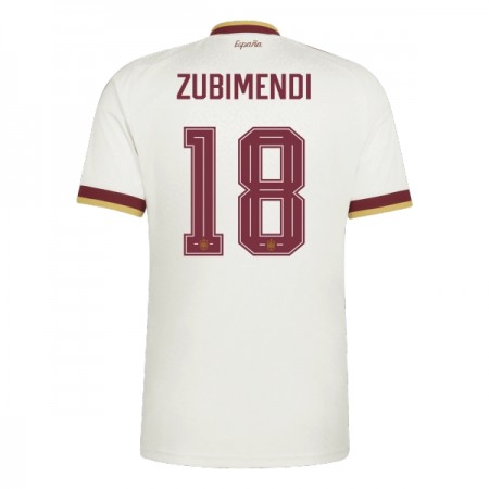 Maglia Spagna Zubimendi 18 Trasferta Divisa Mondiali 2026