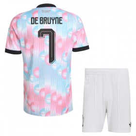 Maglia Belgio De Bruyne 7 Bambino Trasferta Divisa Mondiali 2026