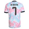 Maglia Belgio De Bruyne 7 Trasferta Divisa Mondiali 2026