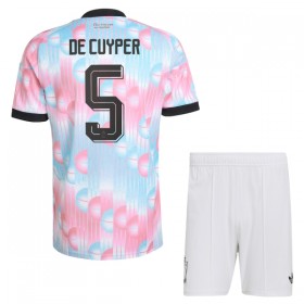 Maglia Belgio De Cuyper 5 Bambino Trasferta Divisa Mondiali 2026