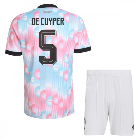 Maglia Belgio De Cuyper 5 Bambino Trasferta Divisa Mondiali 2026 Maglia Belgio De Cuyper 5 Bambino Trasferta Divisa Mondiali 2026