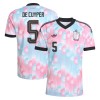Maglia Belgio De Cuyper 5 Trasferta Divisa Mondiali 2026