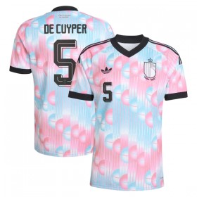 Maglia Belgio De Cuyper 5 Trasferta Divisa Mondiali 2026