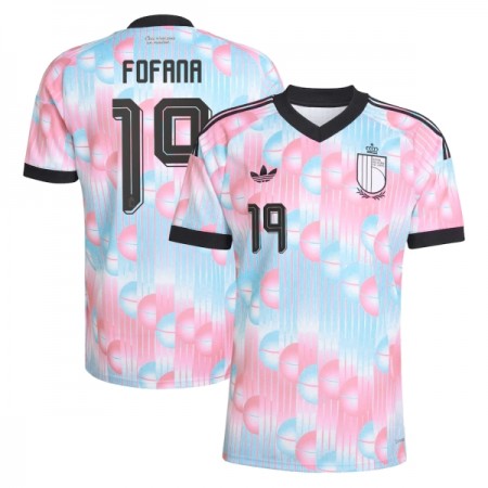 Maglia Belgio Fofana 19 Trasferta Divisa Mondiali 2026