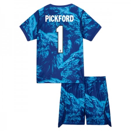 Maglia Inghilterra Pickford 1 Portiere Bambino Prima Divisa Mondiali 2026