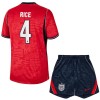 Maglia Inghilterra Rice 4 Bambino Trasferta Divisa Mondiali 2026