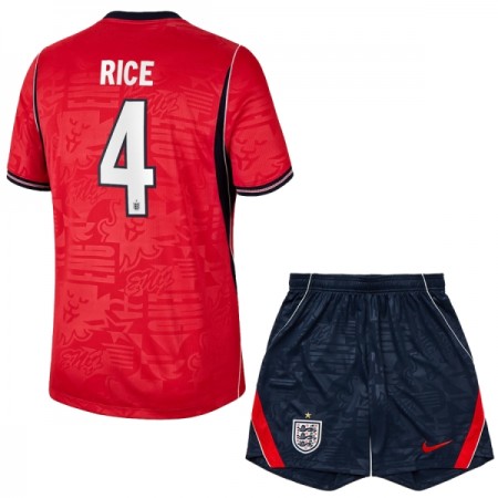 Maglia Inghilterra Rice 4 Bambino Trasferta Divisa Mondiali 2026