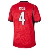 Maglia Inghilterra Rice 4 Bambino Trasferta Divisa Mondiali 2026