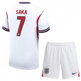 Maglia Inghilterra Saka 7 Bambino Prima Divisa Mondiali 2026