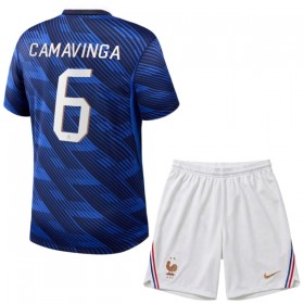 Maglia Francia Camavinga 6 Bambino Prima Divisa Mondiali 2026