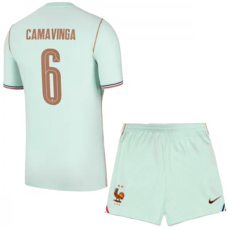 Maglia Francia Camavinga 6 Bambino Trasferta Divisa Mondiali 2026