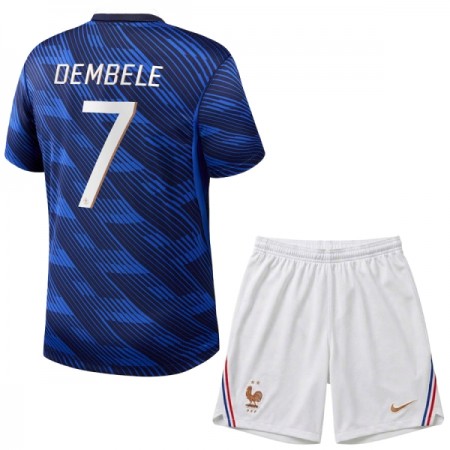 Maglia Francia O. Dembele 7 Bambino Prima Divisa Mondiali 2026