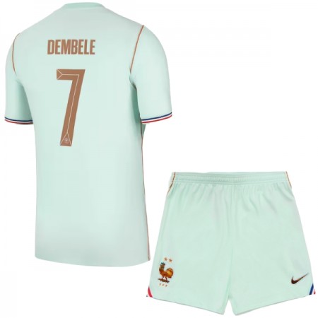Maglia Francia O. Dembele 7 Bambino Trasferta Divisa Mondiali 2026