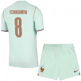 Maglia Francia Tchouameni 8 Bambino Trasferta Divisa Mondiali 2026