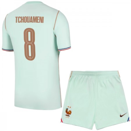Maglia Francia Tchouameni 8 Bambino Trasferta Divisa Mondiali 2026