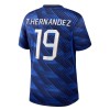 Maglia Francia Theo Hernandez 19 Prima Divisa Mondiali 2026