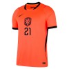 Maglia Paesi Bassi F. De Jong 21 Bambino Prima Divisa Mondiali 2026