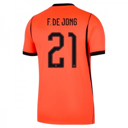 Maglia Paesi Bassi F. De Jong 21 Prima Divisa Mondiali 2026