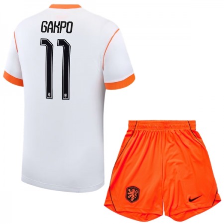 Maglia Paesi Bassi Gakpo 11 Bambino Trasferta Divisa Mondiali 2026