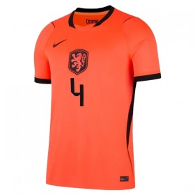 Maglia Paesi Bassi Virgil 4 Bambino Prima Divisa Mondiali 2026