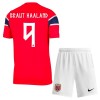 Maglia Norvegia Haaland 9 Bambino Prima Divisa Mondiali 2026
