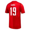 Maglia Canada Davies 19 Prima Divisa Mondiali 2026