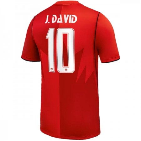 Maglia Canada J. David 10 Prima Divisa Mondiali 2026 Maglia Canada J. David 10 Prima Divisa Mondiali 2026