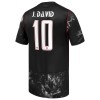 Maglia Canada J. David 10 Trasferta Divisa Mondiali 2026