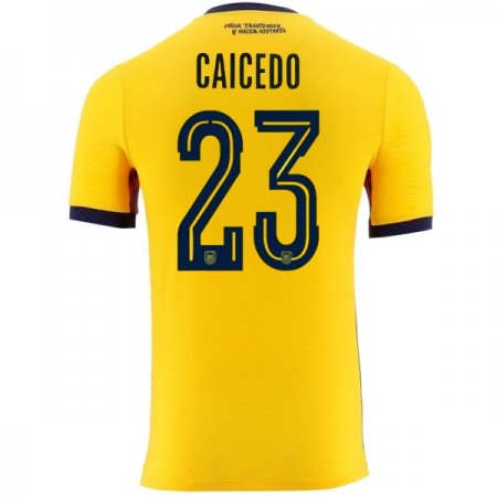 Maglia Ecuador Caicedo 23 Prima Divisa Mondiali 2026