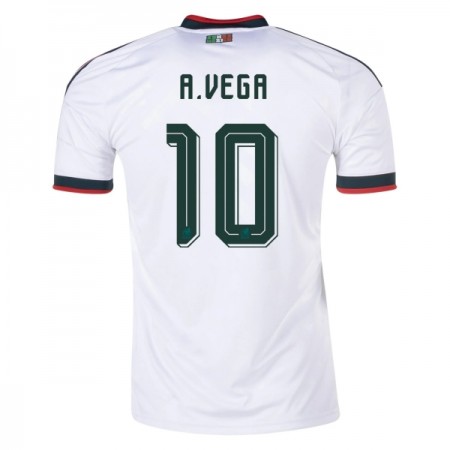 Maglia Messico A. Vega 10 Trasferta Divisa Mondiali 2026