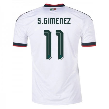 Maglia Messico S.Gimenez 11 Trasferta Divisa Mondiali 2026