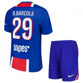 Maglia Paris Saint-Germain Bradley Barcola 29 Bambino Prima Divisa 2026-27