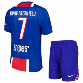 Maglia Paris Saint-Germain Kvaratskhelia 7 Bambino Prima Divisa 2026-27