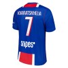 Maglia Paris Saint-Germain Kvaratskhelia 7 Bambino Prima Divisa 2026-27