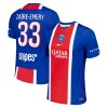 Maglia Paris Saint-Germain Zaire Emery 33 Prima Divisa 2026-27 Maglia Paris Saint-Germain Zaire Emery 33 Prima Divisa 2026-27