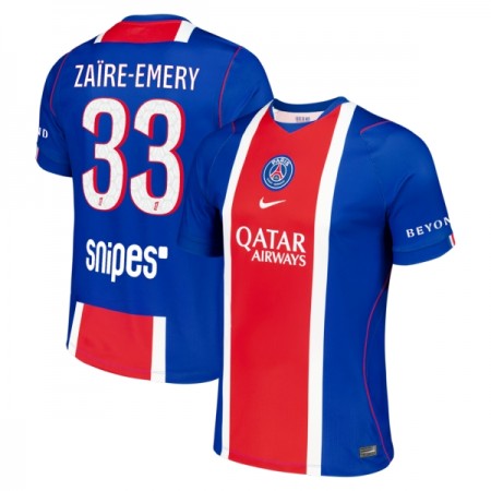 Maglia Paris Saint-Germain Zaire Emery 33 Prima Divisa 2026-27 Maglia Paris Saint-Germain Zaire Emery 33 Prima Divisa 2026-27