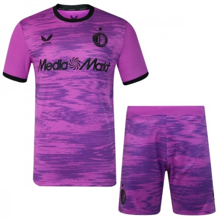 Maglia Feyenoord Rotterdam Portiere Bambino 2026-27 Viola