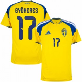 Maglia Svezia Gyokeres 17 Prima Divisa Mondiali 2026