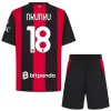 Maglia A.C. Milan Nkunku 18 Bambino Prima Divisa 2026-27