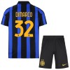 Maglia Inter Milan Dimarco 32 Bambino Prima Divisa 2026-27