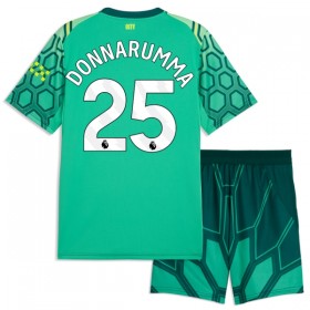 Maglia Manchester City Donnarumma 25 Portiere Bambino Prima Divisa 2026-27 Verde