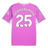 Maglia Manchester City Donnarumma 25 Portiere Trasferta Divisa 2026-27 Rosa