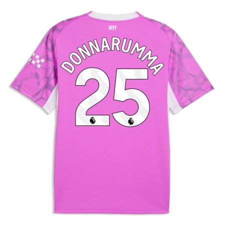 Maglia Manchester City Donnarumma 25 Portiere Trasferta Divisa 2026-27 Rosa