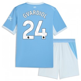 Maglia Manchester City Gvardiol 24 Bambino Prima Divisa 2026-27