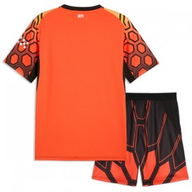 Maglia Manchester City Portiere Bambino Terza Divisa 2026-27 Arancia