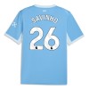 Maglia Manchester City Savinho 26 Prima Divisa 2026-27