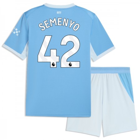 Maglia Manchester City Semenyo 42 Bambino Prima Divisa 2026-27